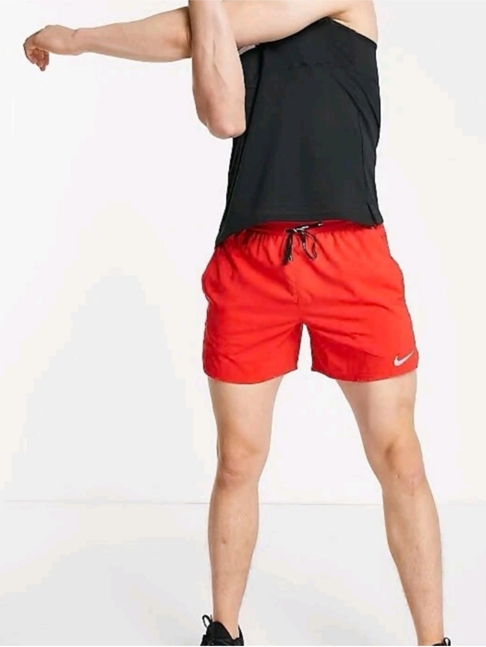 Nike Mens Flex Stride Run 2-in-1 Red Athletic Shorts